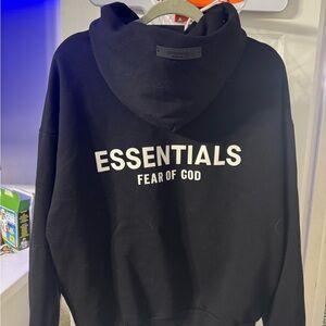 Essentials fear of god Black Hoodie AUTHENTIC